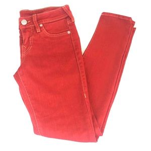 True Religion Girl Red Jeans